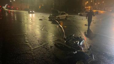 У Києві водій збив двох мотоциклістів