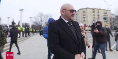 Добкін на похороні у Кернеса