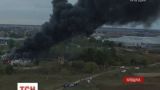 Пожар на складах резины под Киевом тушили до поздней ночи