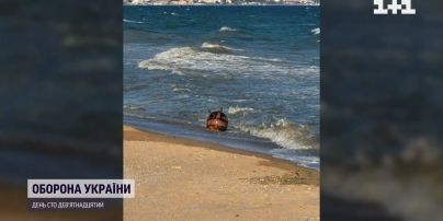 Взрыв посреди курорта: на одесский пляж выбросило очередную российскую мину