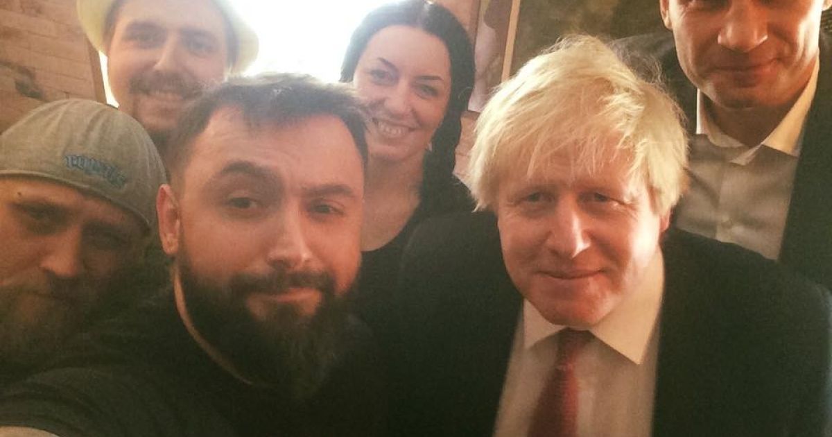 Борис Джонсон и Леонид Остальцев