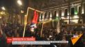 Новая волна протестов в Грузии: митингующие заблокировали президента в ресторане