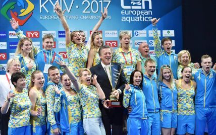 Збірна України виграла командний залік чемпіонату Європи зі стрибків у воду