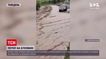 Новости Украины: более 10 сел на Буковине затопило из-за сильного ливня