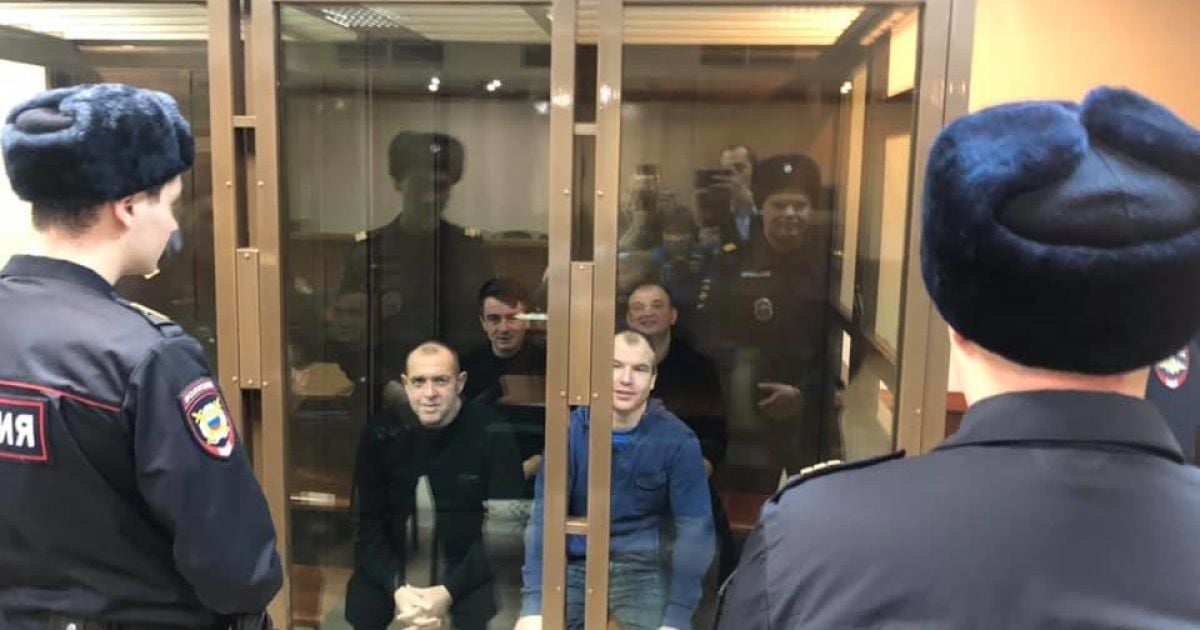 У Росії залишили під арештом третю четвірку військовополонених українських моряків
