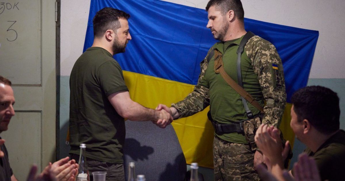 Владимир Зеленский и Андрей Гнатов