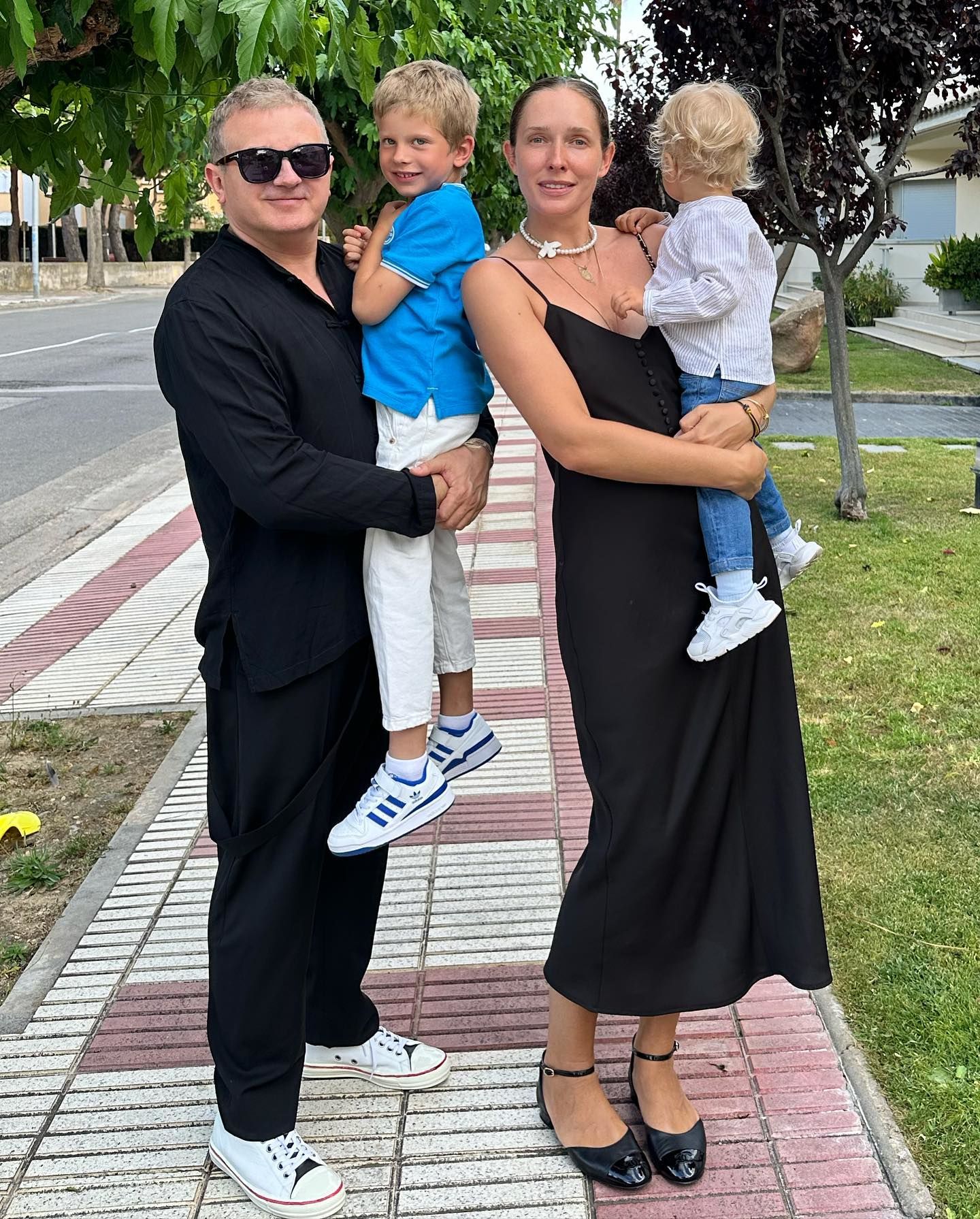 Юрій Горбунов, Катерина Осадча та їхні сини / © instagram.com/gorbunovyuriy