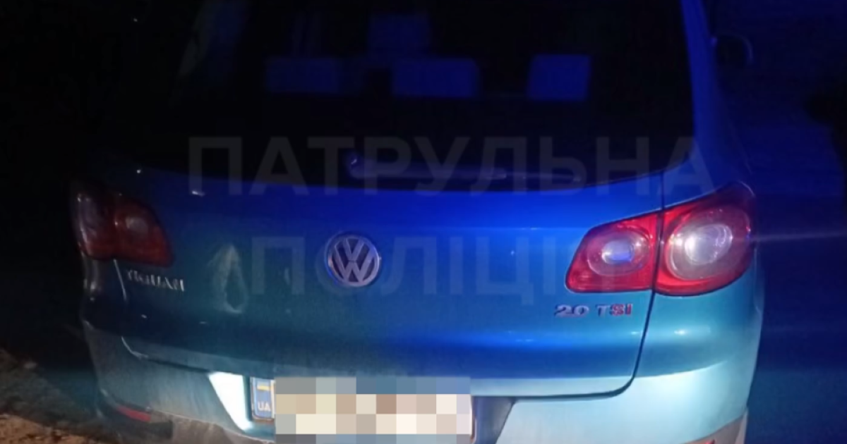 Содержание алкоголя в крови водителя авто Volkswagen Tiguan превысило установленную норму более чем в 13 раз