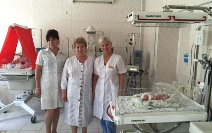 Одесситка родила сразу пятерых детей
