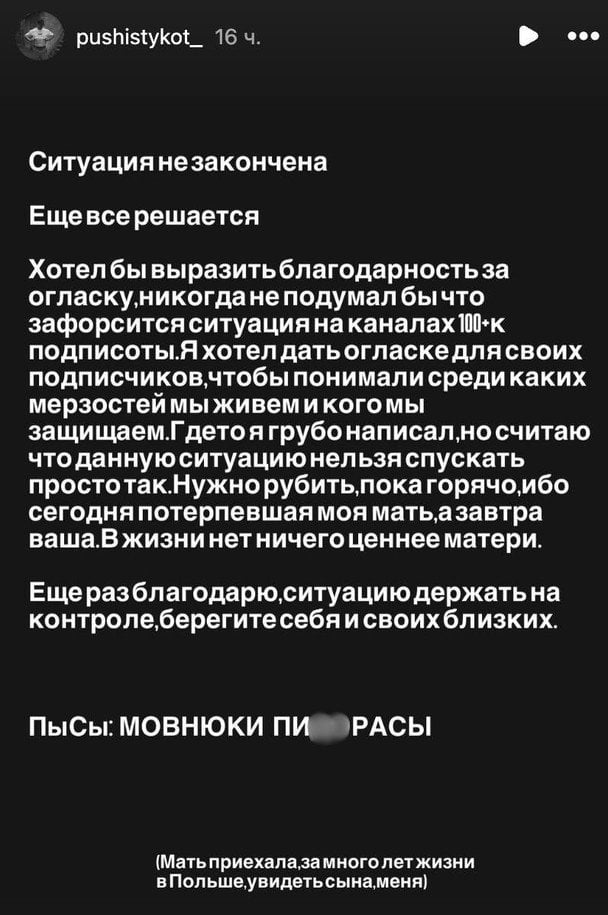  / © Instagram-сторінка pushistykot_