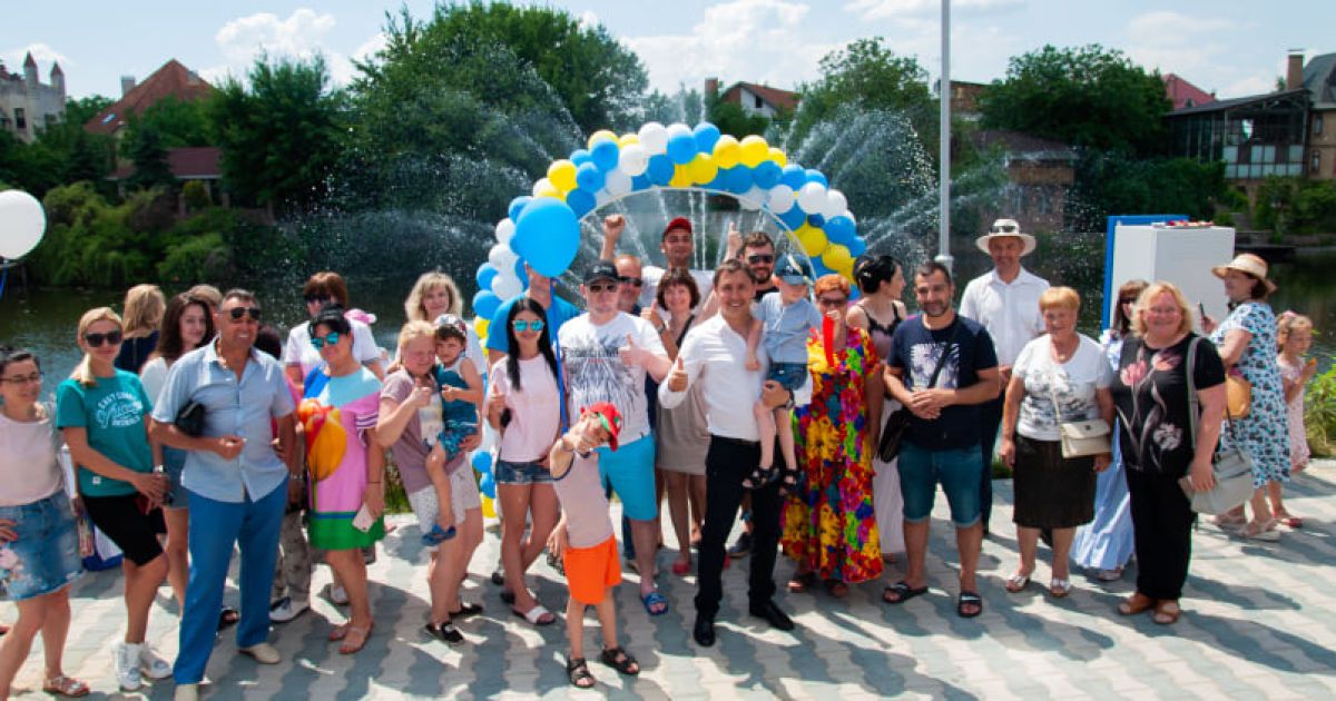 Статус Груп запустила фонтан на набережній біля ЖК "Рів’єра"