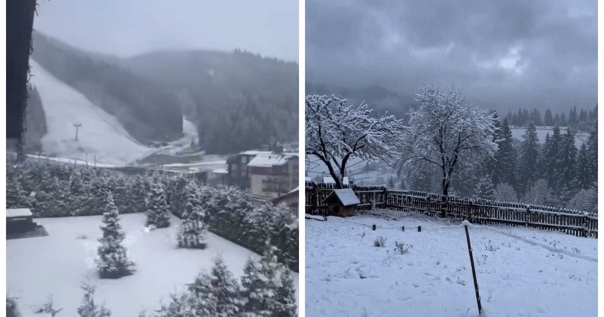 Сніг на заході України 21 квітня