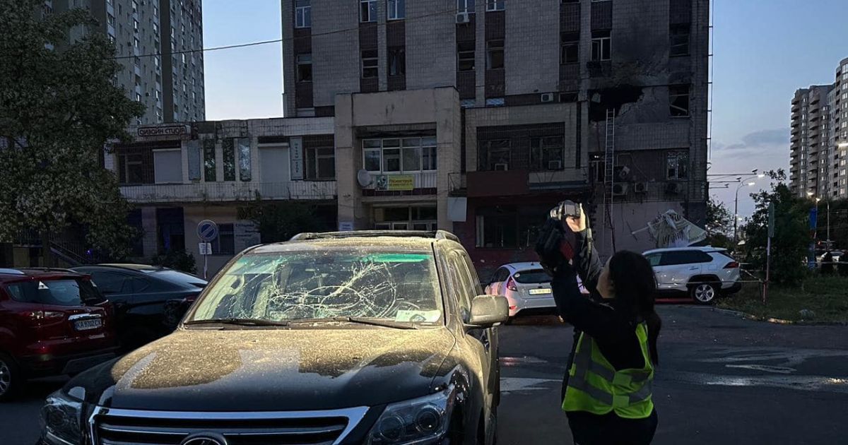 Атака "Шахедами" на Киев