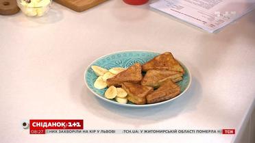 Сніданок з бананом і корицею - готуємо в прямому ефірі