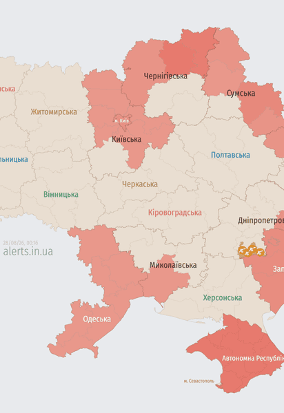 Мапа тривог