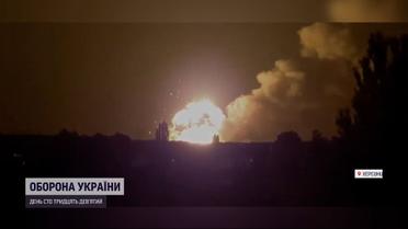 Успішна атака ЗСУ: на Херсонщині згорів склад із боєприпасами росіян