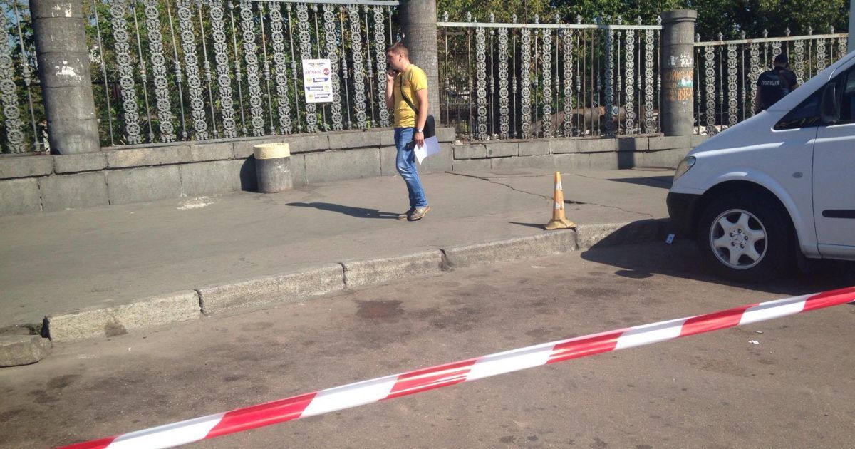 стрілянина в києві на жд_4 / © Facebook/Оксана Блищик