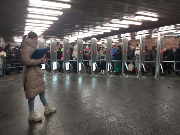 Нові турнікети в метро