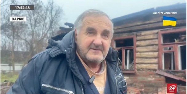 Російський дрон знищив дім самотнього пенсіонера в Харкові / © 24 канал