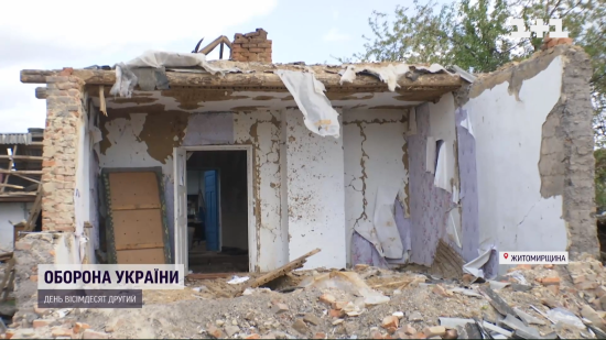 Під час наступу окупантів із Білорусі першими під приціл потрапили села Житомирщини: вулиці тепер в руїнах
