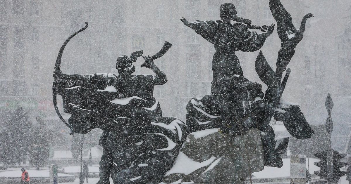 сніг у Києві, негода, зима, холод_4 / © УНИАН