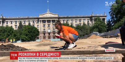 Во время реконструкции центральной площади в Николаеве нашли остатки древнегреческой культуры