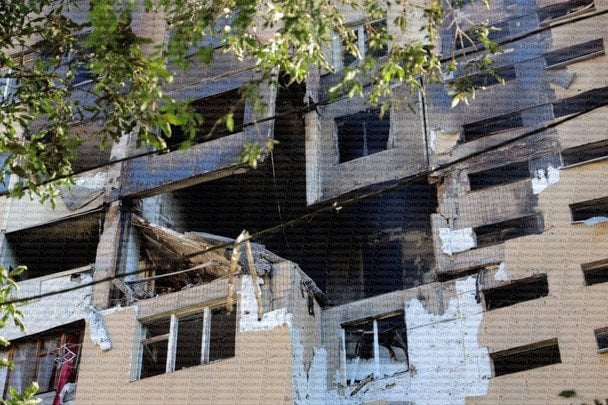 В Одессе в результате вражеской атаки пострадали жилые дома. / © Думская