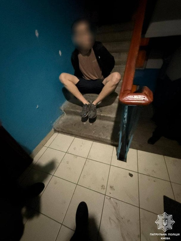 Затриманий за стрілянину чоловік / © Патрульна поліція Києва