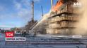 В Калуше загорелось химическое предприятие