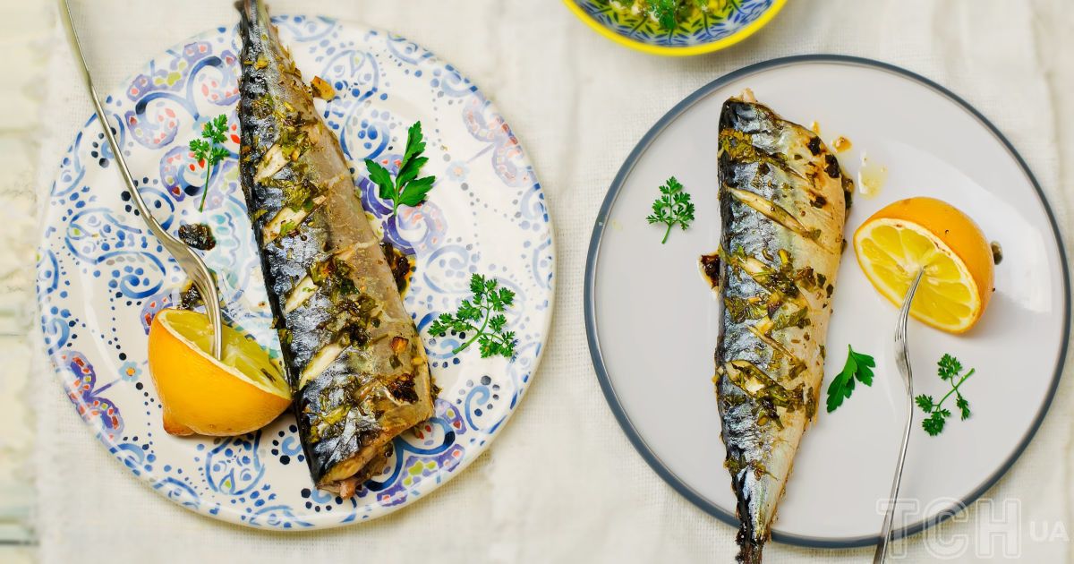 Запеченная скумбрия