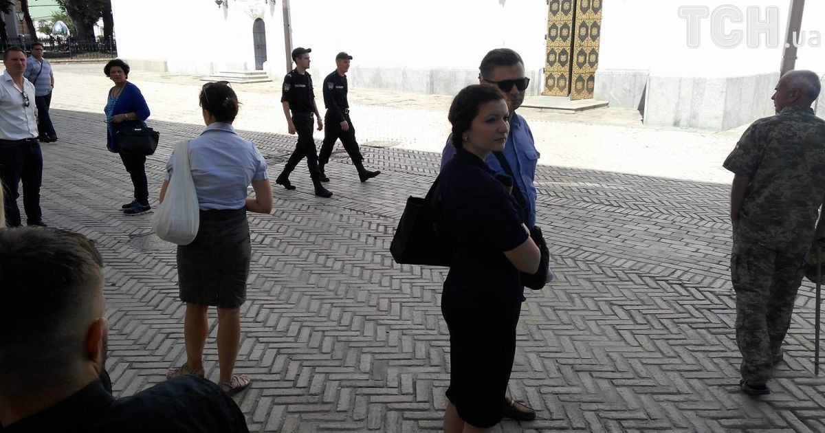 В Лавре прощаются с экс-депутатом Ириной Бережной / © Фото Дмитрия Святненко/ТСН