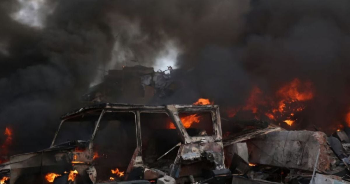 The aftermath of the strike on the city of Dnipro, June 4. / Photo: Serhiy Lysak, Head of the Dnipropetrovsk Regional Military Administration.