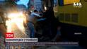 Новости Украины: во Львове водитель столкнулась сразу с двумя трамваями