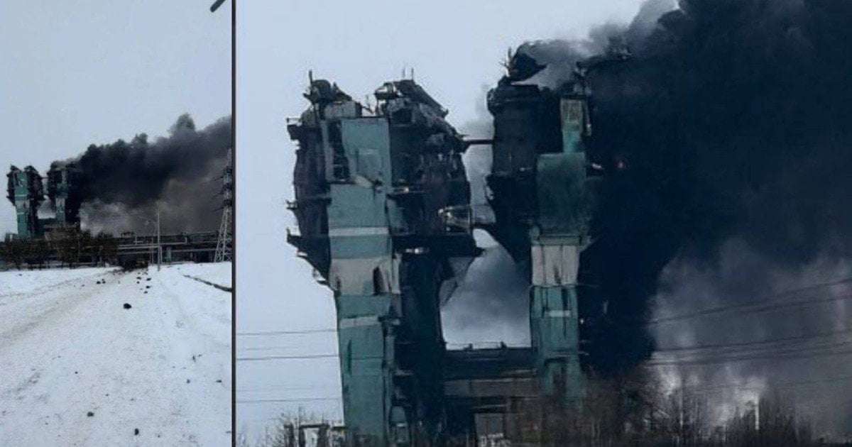 Завод "Дорогобуж" у Росії після атаки дронів