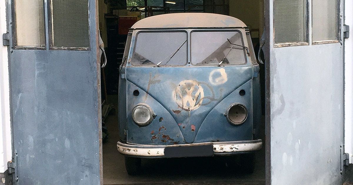 У Німеччині знайшли фургон Volkswagen 1953 року з поліцейським радаром