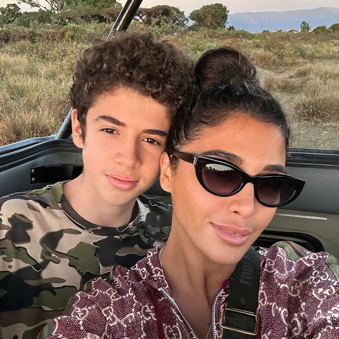 Санта Димопулос с сыном / © instagram.com/santadimopulos