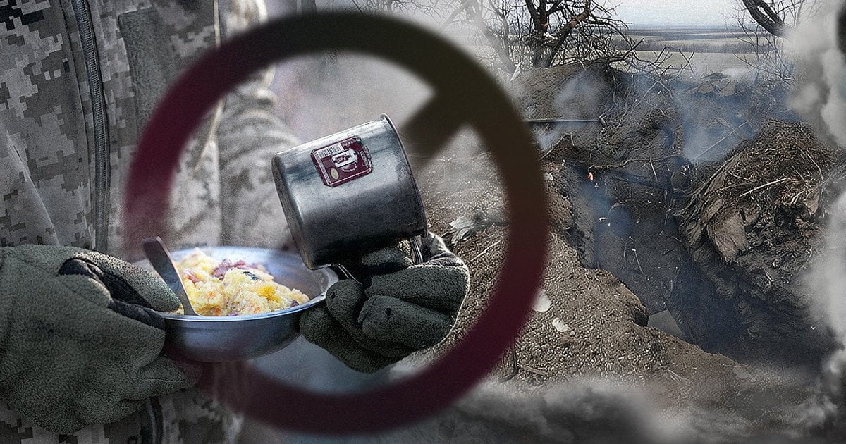 На передовій заявили про проблеми з харчуванням