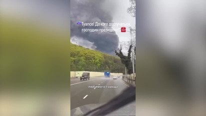 Нефтяной ад в Туапсе: нефть на улицах и гигантский пожар после атаки дронов