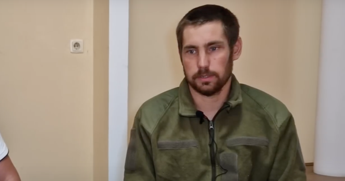 Дмитрий Слепнев в украинском плену/Скриншот с интервью