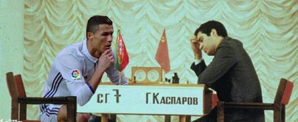 Мемы на новое празднование гола Роналду. / © twitter.com