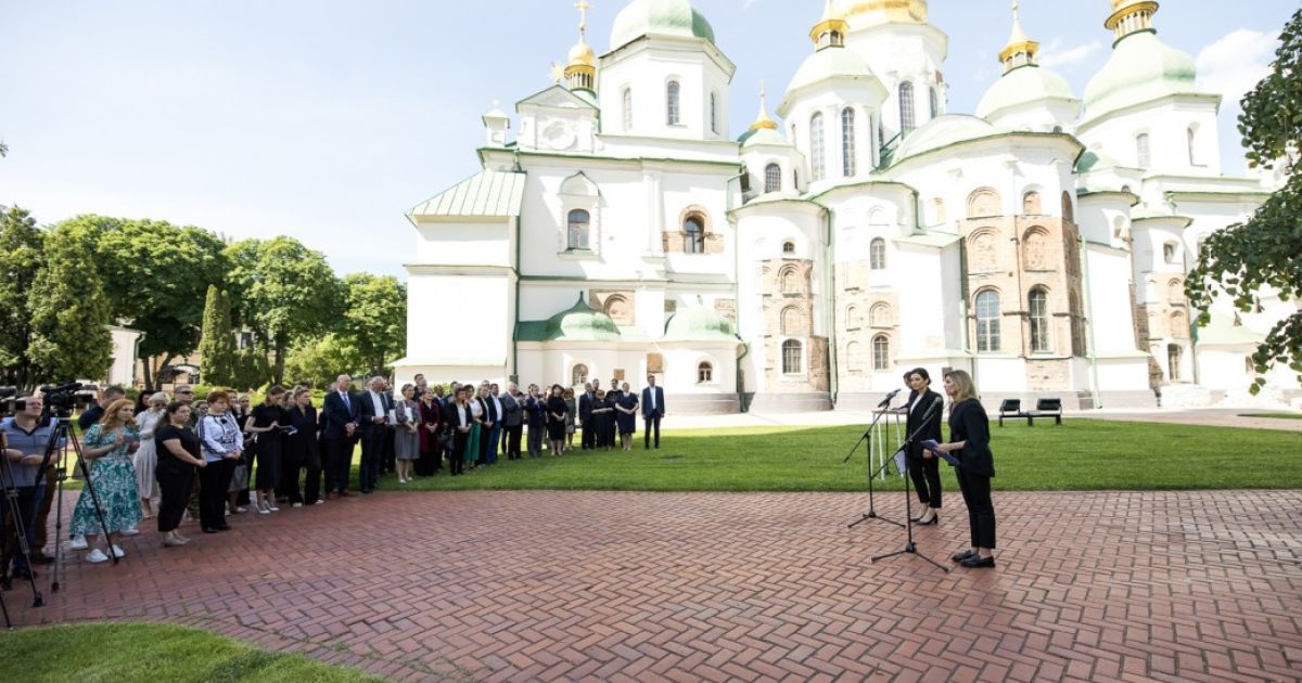 Вшанування пам'яті загиблих у війні дітей Олена Зеленська_3 / © Офіс президента України