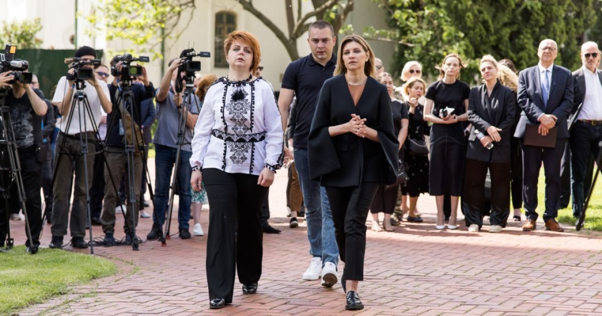 Вшанування пам'яті загиблих у війні дітей Олена Зеленська_5 / © Офіс президента України