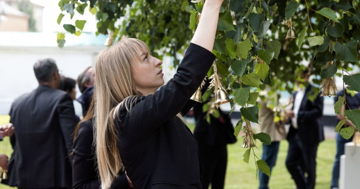Вшанування пам'яті загиблих у війні дітей Олена Зеленська_4 / © Офіс президента України