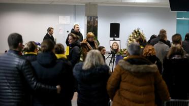 Церемонія прощання з заглиблими в авіакатастрофі літака МАУ в "Борисполі"_3 / © УНИАН