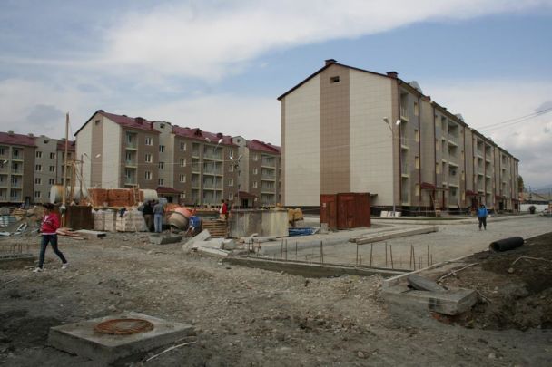Облицованные кафелем дома офицерского состава / © Facebook.com/Аркадий Бабченко