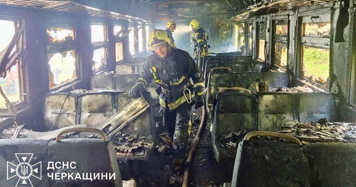 Пожежа в електричці