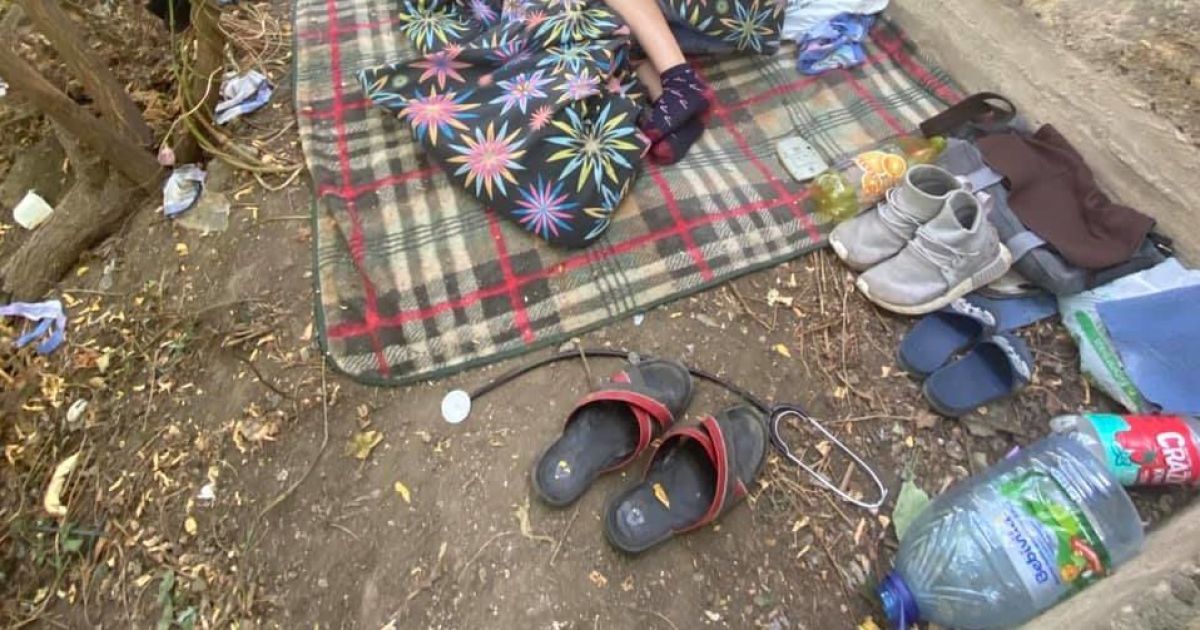 Одеса дитина з інвалідністю жила в парку_4 / © Facebook / Дмитрий Ревун