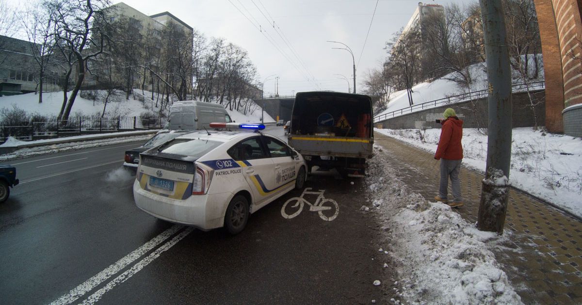 ДТП з поліцією у Києві