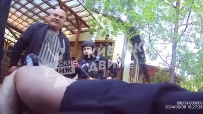 "Криминальный авторитет" из Броваров плевал на полицейских и угрожал оружием