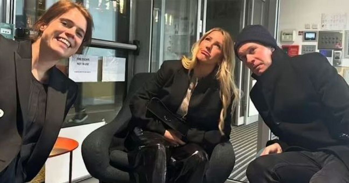 Принцесса Евгения, Элли Голдинг и Джек Бруксбэнк, фото: Instagram